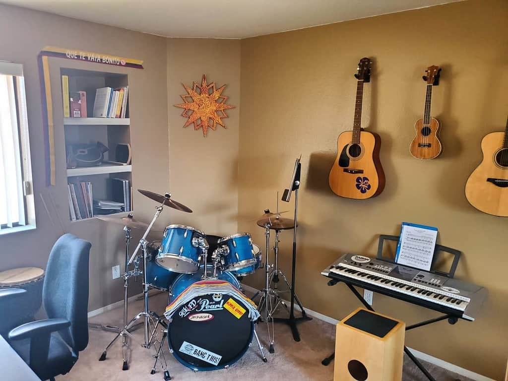 Wall Color Music Room Ideas -ryanfowlermusic