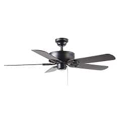 Harbor Breeze Classic 52-in Matte Black Indoor Ceiling Fan