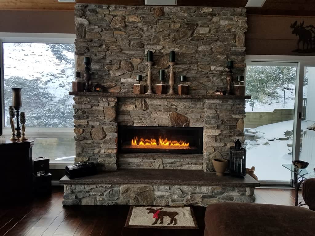 fireplace stampede concrete design