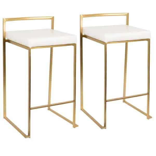 Fuji-Gold-and-White-Counter-Stool