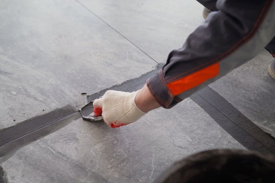 Black Color Grout To Use With Gray Tile