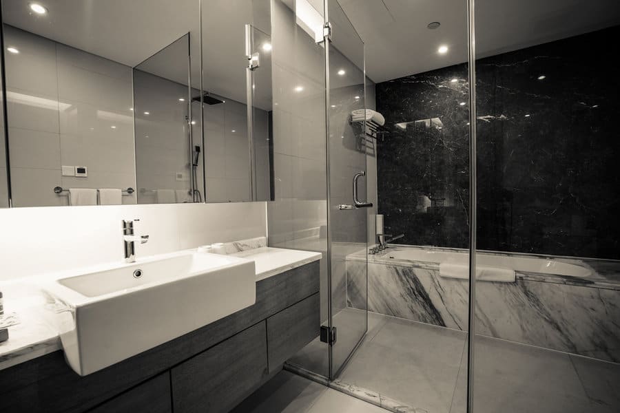 Interior of a Modern Bathroom