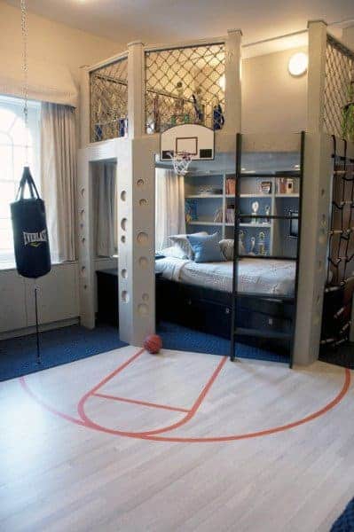 basketball-court-themed-bunk-bed-ideas