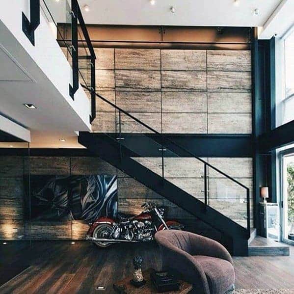 incredible-ultimate-bachelor-pad-living-room-with-stairs