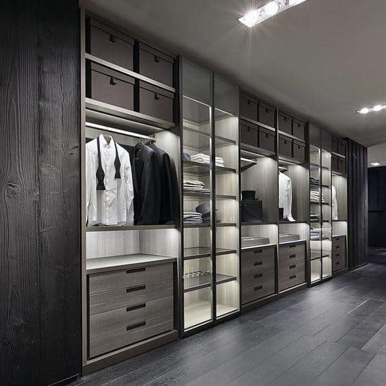 sleek-modern-dark-wood-closet-ideas-for-bachelor-pads