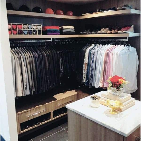 small-well-organized-mens-closet-with-shelves-for-hats-ties-and-shoes