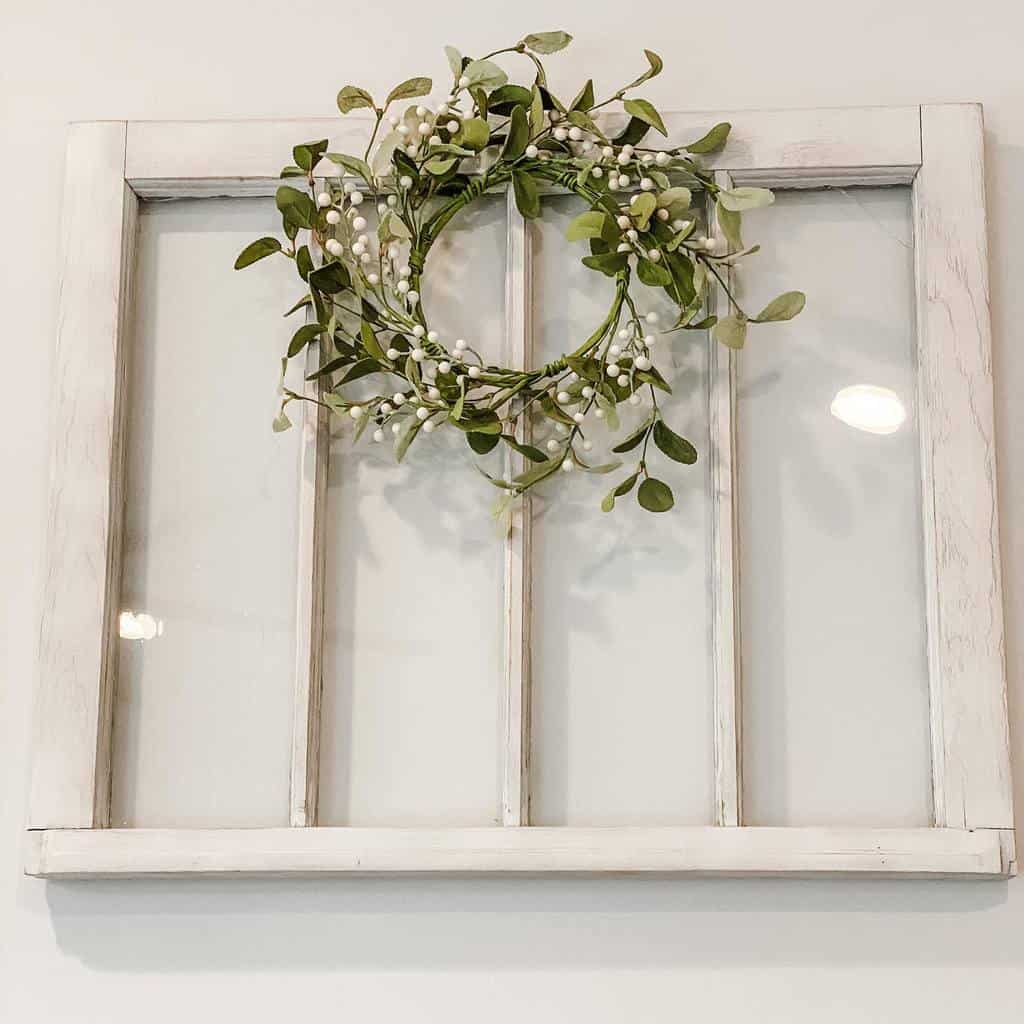 Wreath Old Window Ideas Carr It Home