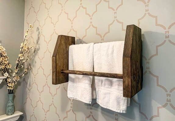 Bathroom Towel Holder Over The Toilet Storage Ideas