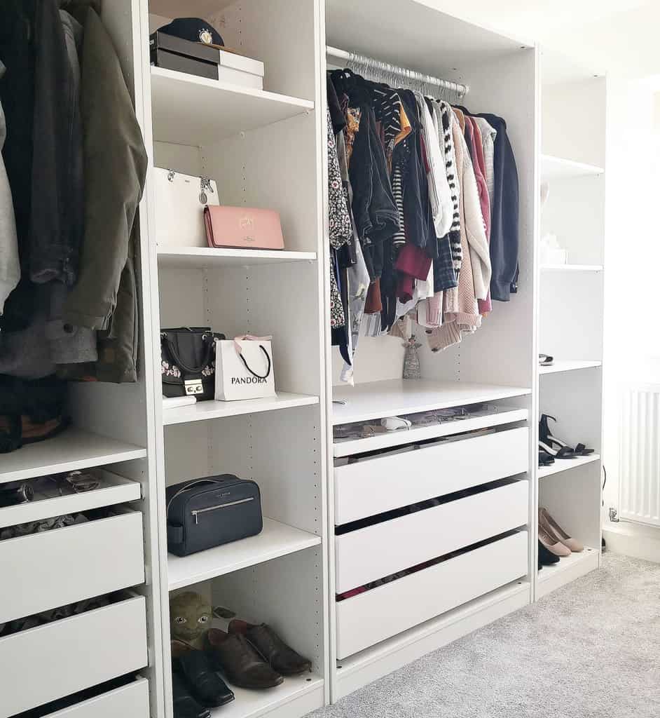 Closet Clothes Storage Ideas Homebygeorgiaeloise