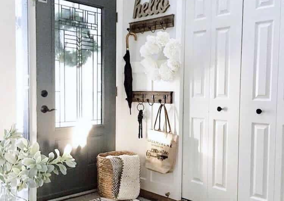 Coat Hanger Small Entryway Ideas Homedecorpassions