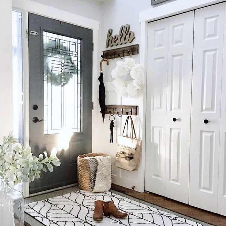 Coat Hanger Small Entryway Ideas Homedecorpassions