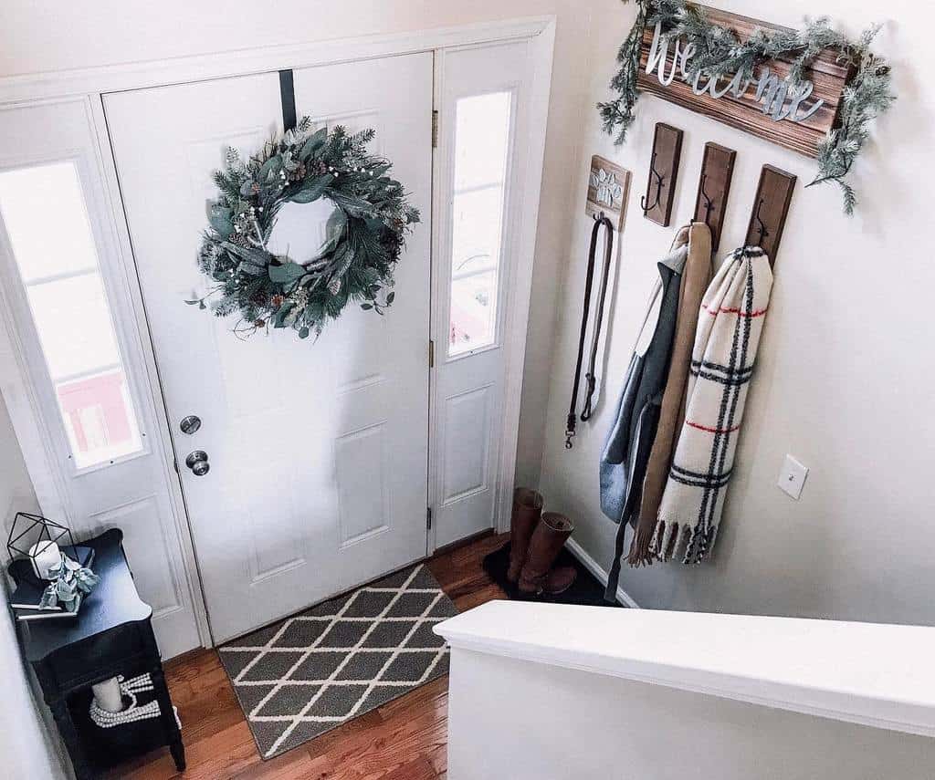 Coat Hanger Small Entryway Ideas Kristina Roy