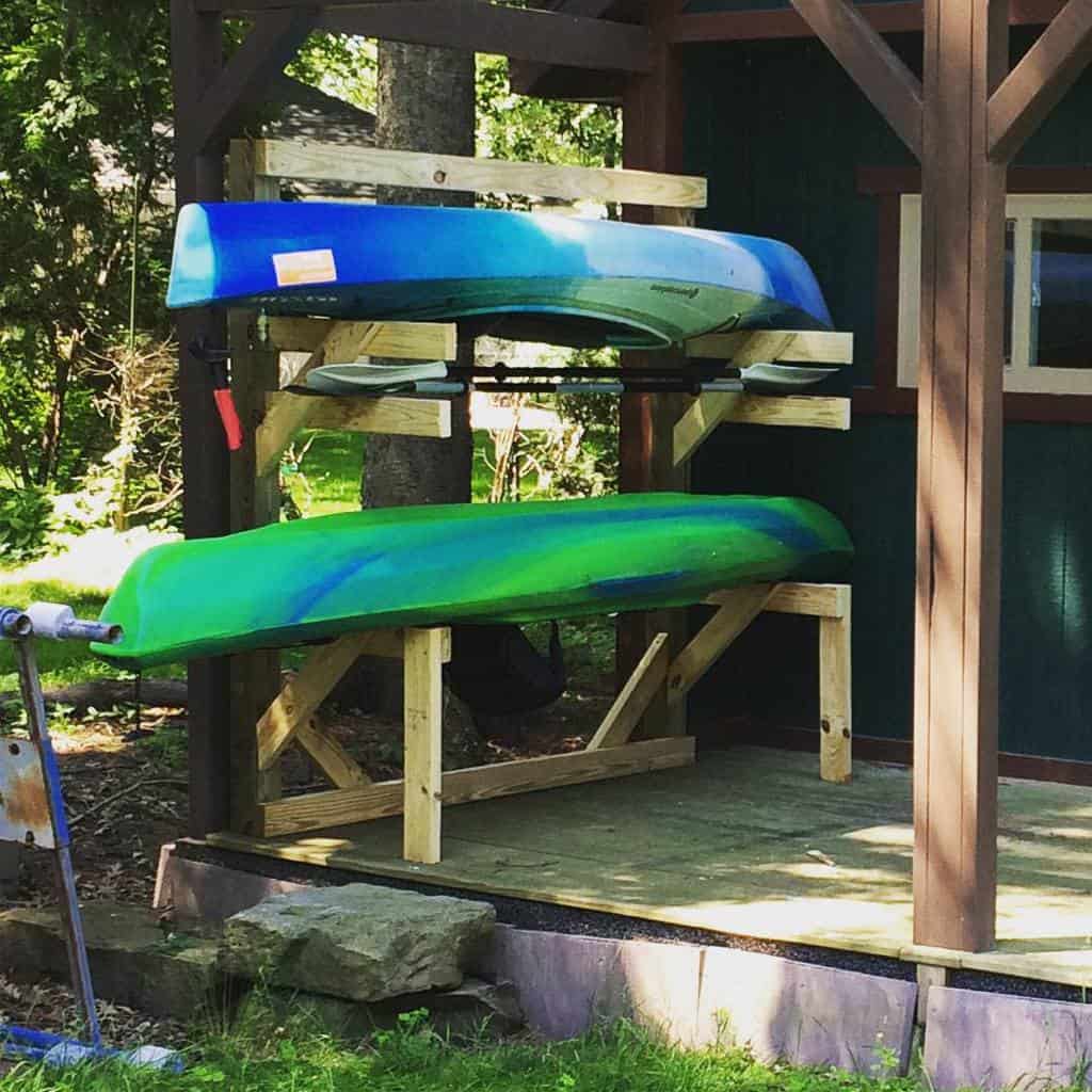 Diy Kayak Storage Ideas Diesel Sprague