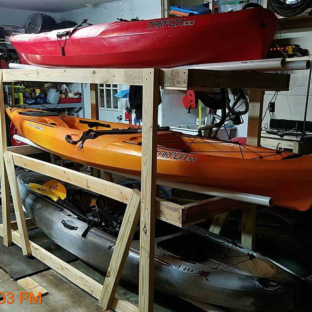 Diy Kayak Storage Ideas Windroseranch