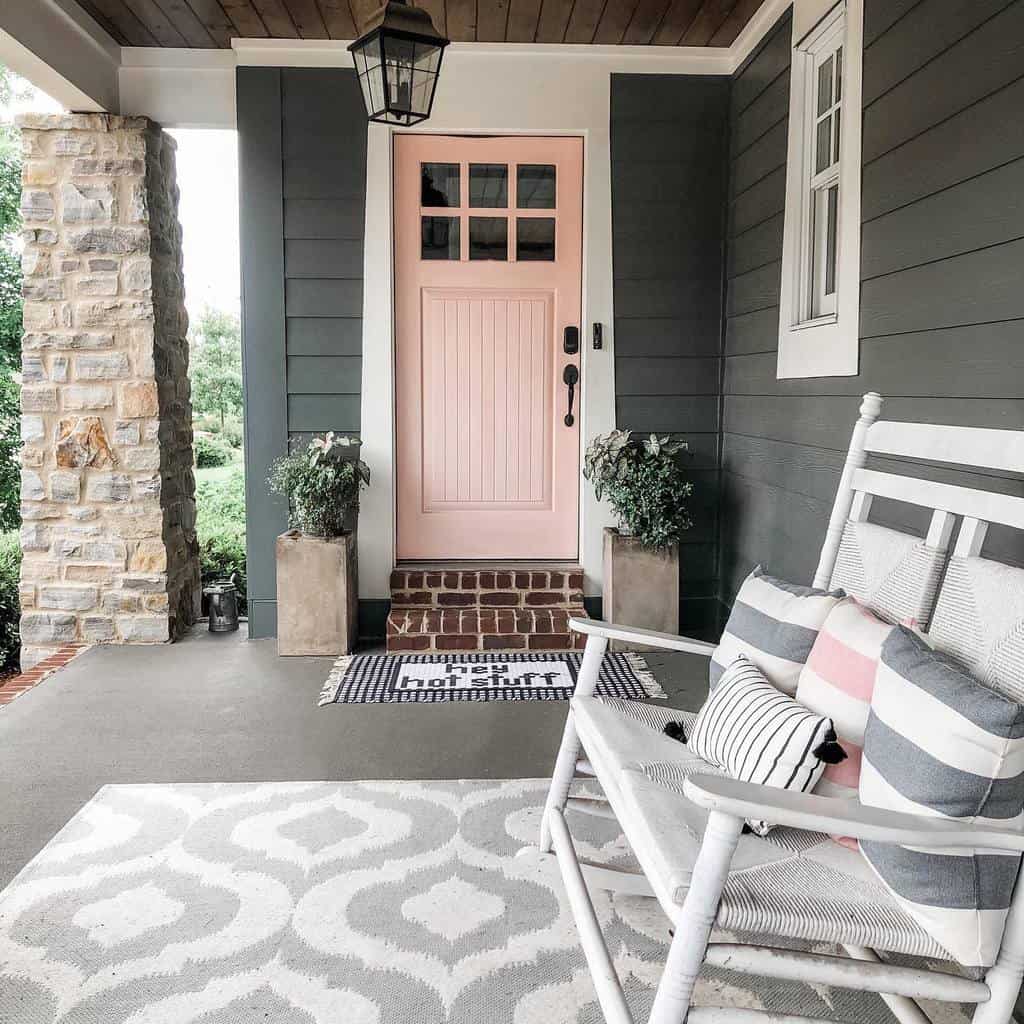 Farmhouse Front Porch Decorating Ideas Alietatreasurehunting