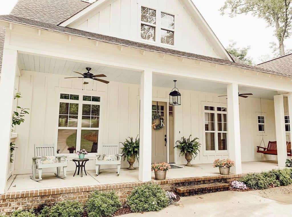 Farmhouse Front Porch Decorating Ideas Southernsurroundings