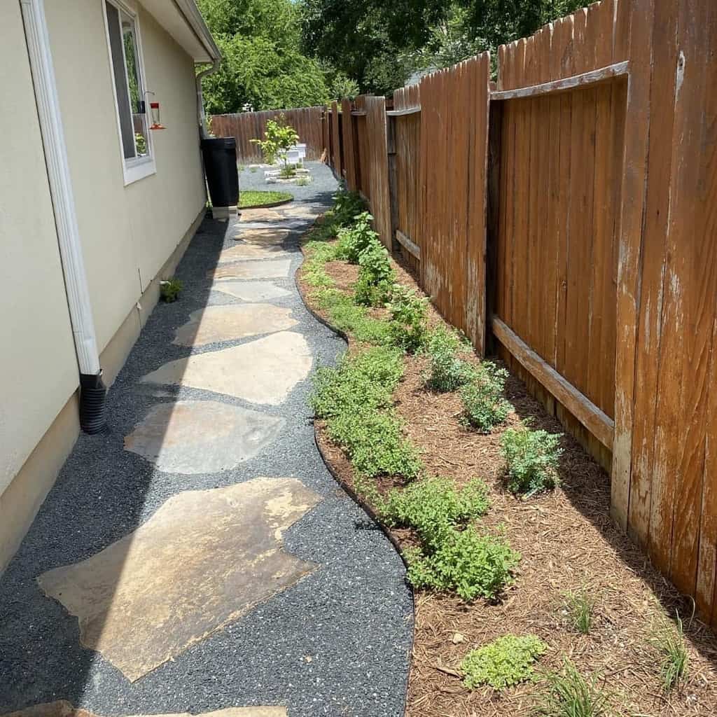 Fence Side Yard Ideas Uprootedgardens