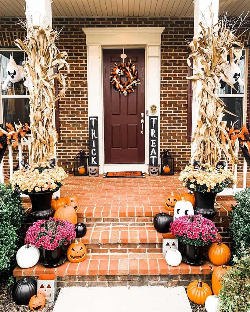 Halloween Front Porch Decorating Ideas Imtallbritt