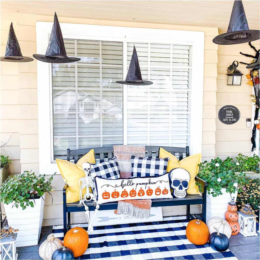 Halloween Front Porch Decorating Ideas Rustichomemomma