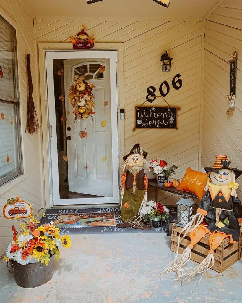 Halloween Front Porch Decorating Ideas Teandrea Dise