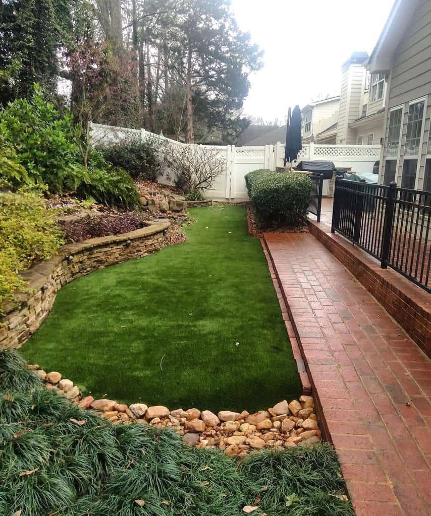 Landscape Side Yard Ideas Artificialturfsupply