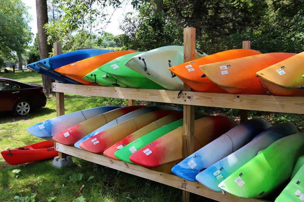 Outdoor Kayak Storage Ideas Boatinginboston