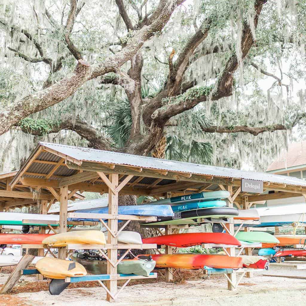 Outdoor Kayak Storage Ideas Lindsaymarie