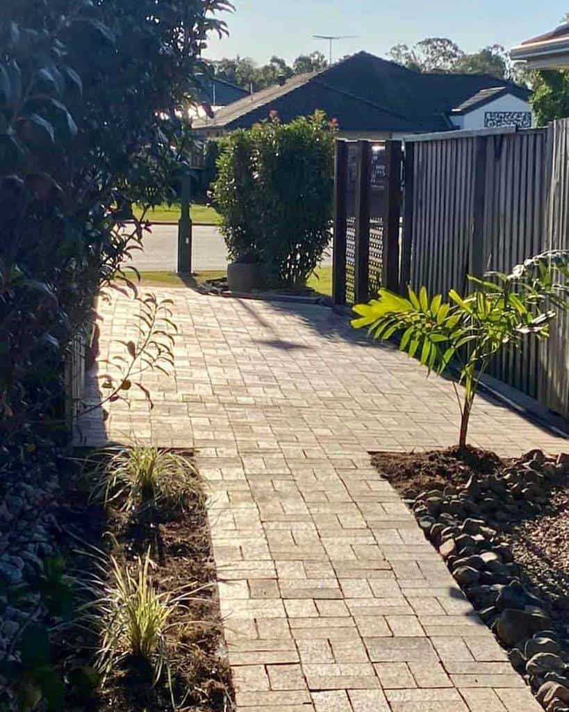 Paver Side Yard Ideas Frangipani House