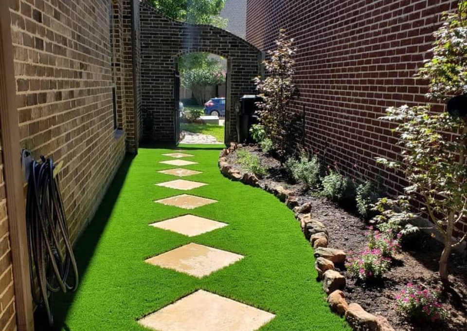 Paver Side Yard Ideas Turfrocks