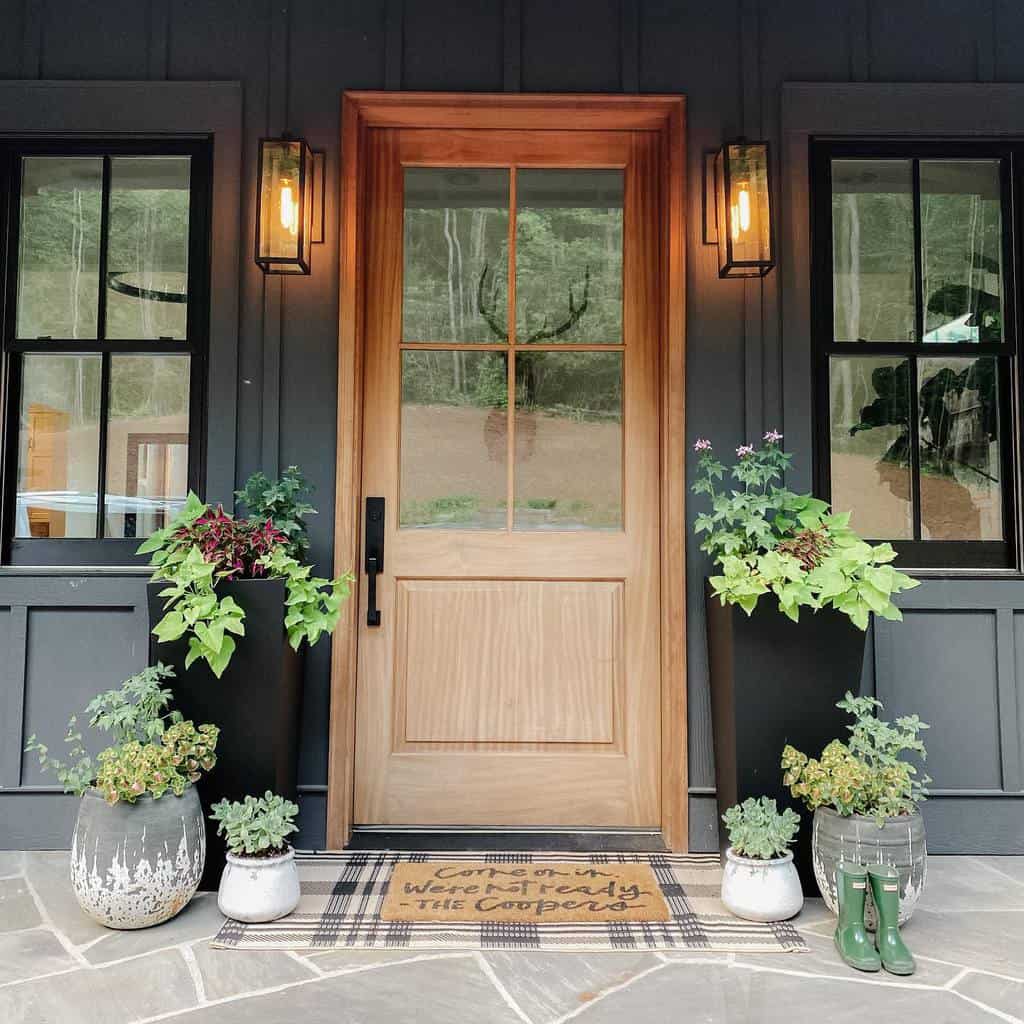 Plants Front Porch Decorating Ideas Cristincooper