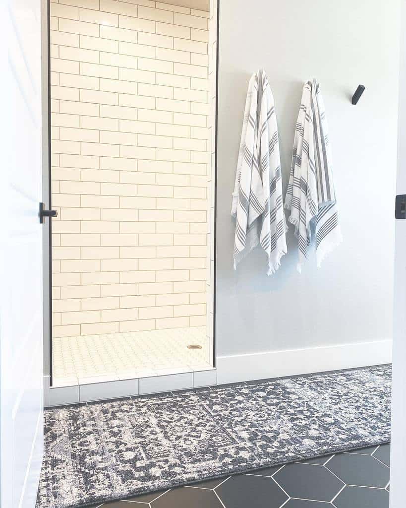 Simple Doorless Walk In Shower Ideas Lords Creek Homestead