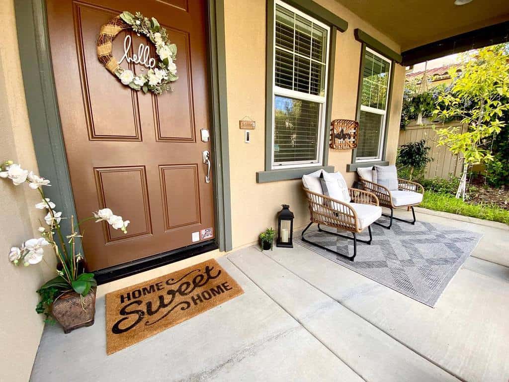 Small Front Porch Decorating Ideas Designedwithgraceandjoy