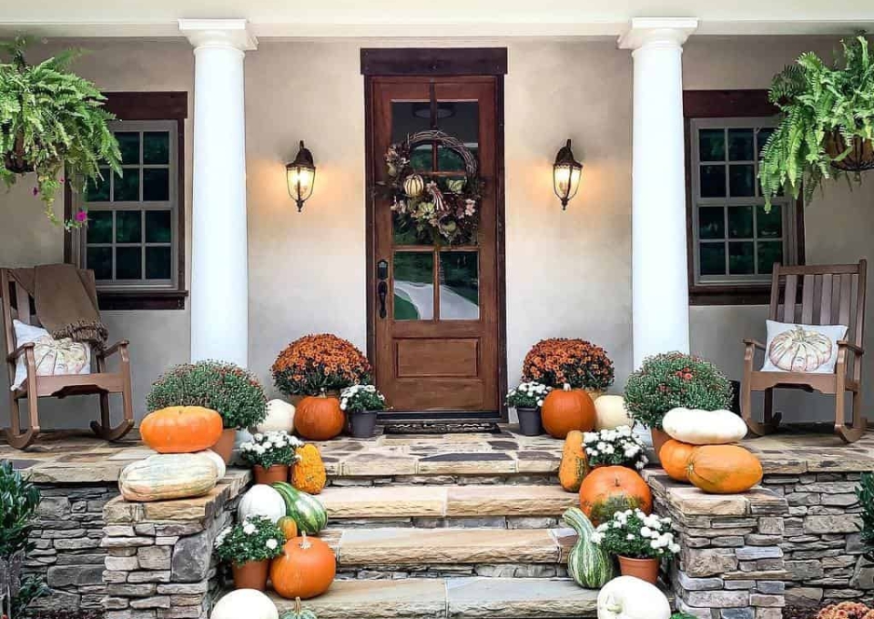 Step Front Porch Decorating Ideas Pollies Place