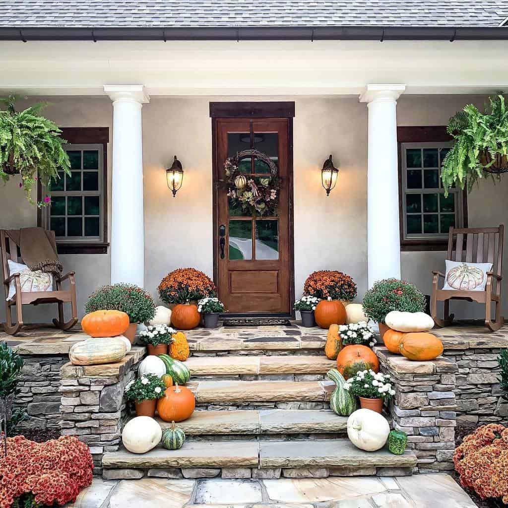 Step Front Porch Decorating Ideas Pollies Place