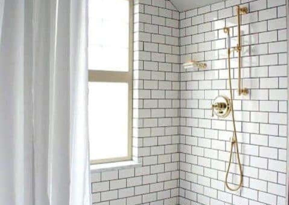 White Doorless Walk In Shower Ideas