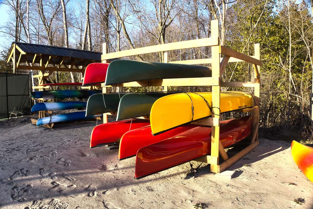 Wood Kayak Storage Ideas