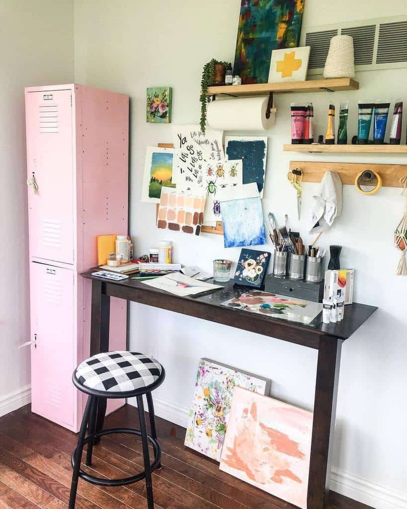 Diy Art Studio Ideas Katielockhart Art