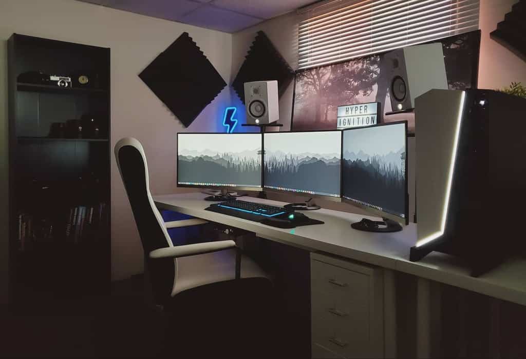 Drawer Gaming Desk Ideas Ronnierabena