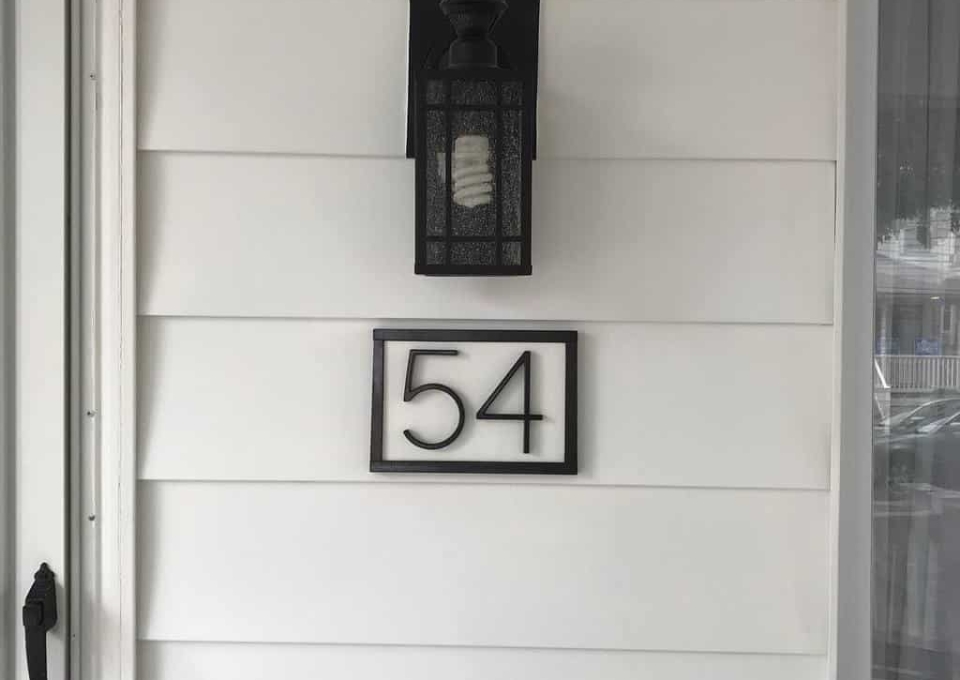 Front Door House Number Ideas Cmar