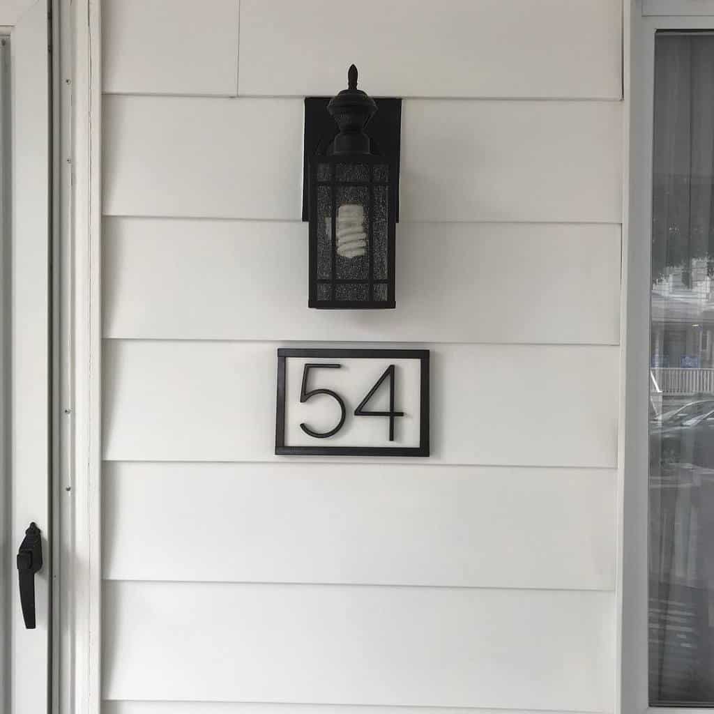 Front Door House Number Ideas Cmar