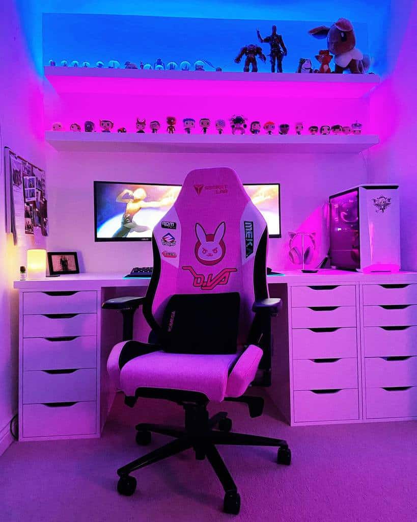 Girl Gaming Desk Ideas Taliamfox