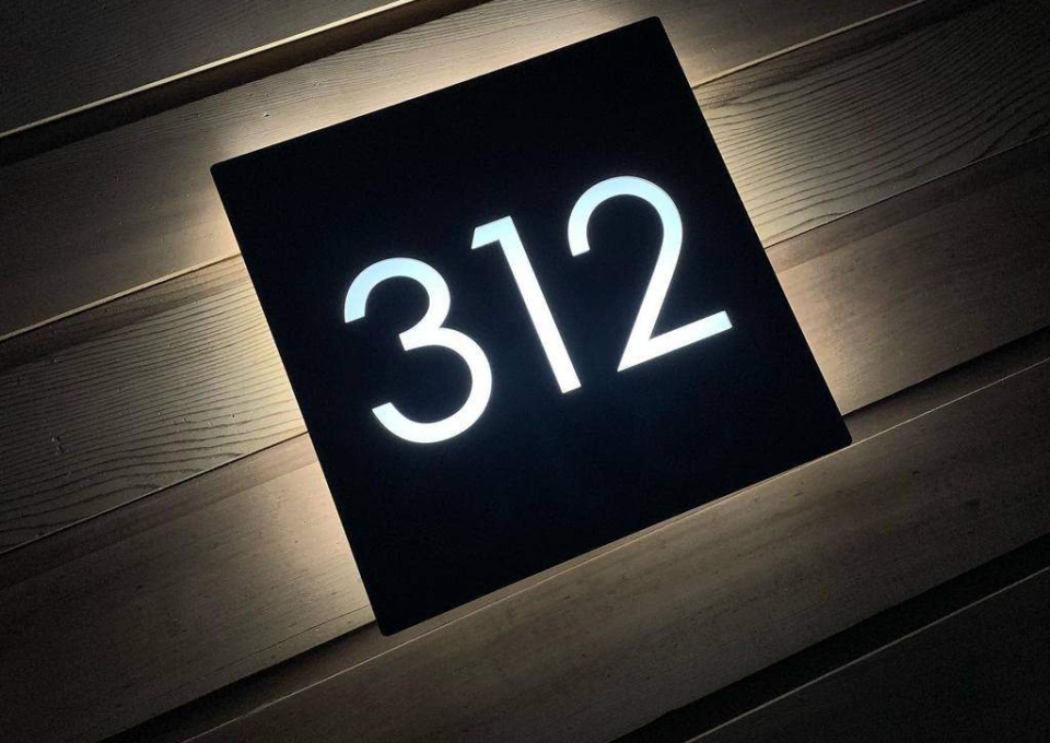 Illuminated House Number Ideas Kreativ Designco