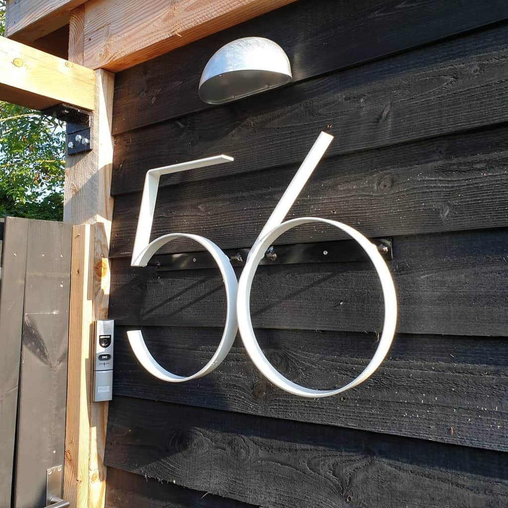 Metal House Number Ideas Crs John Aipassa