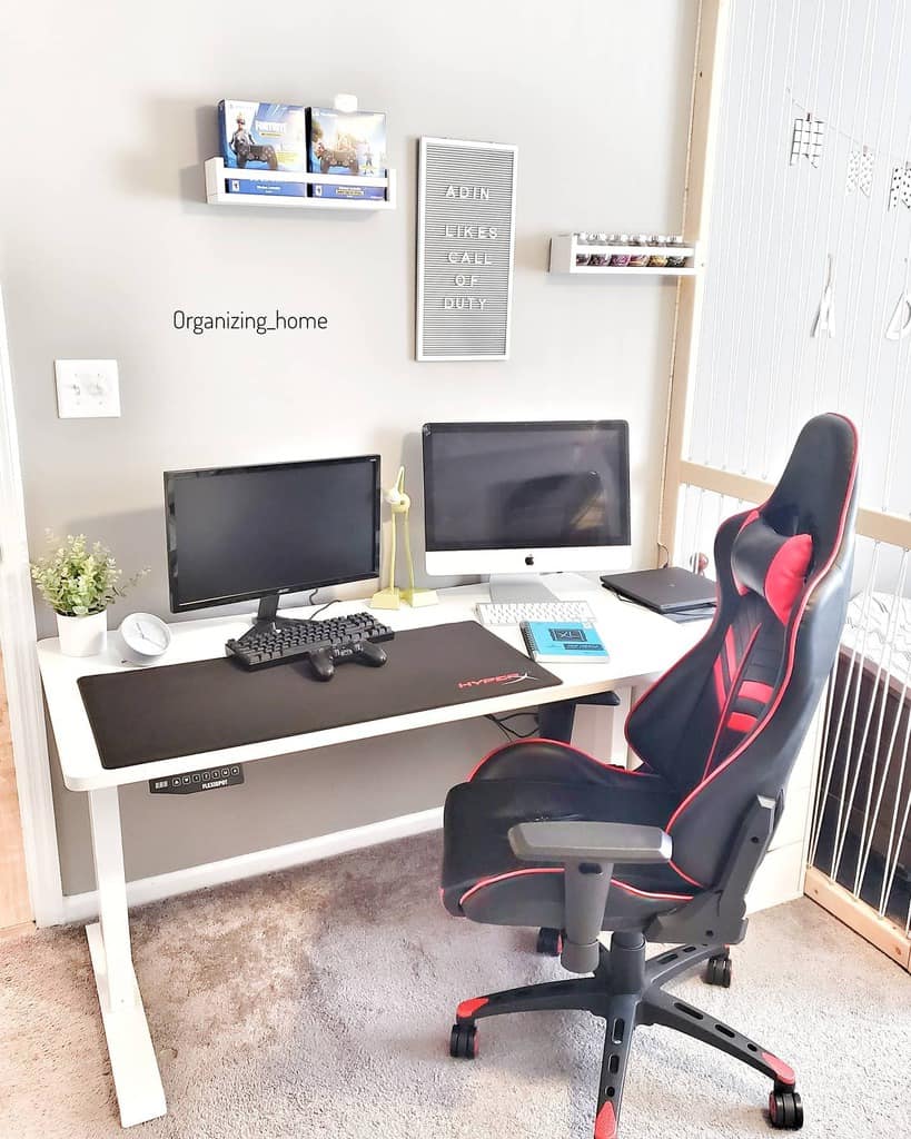 Minimalist Gaming Desk Ideas Organizing Home