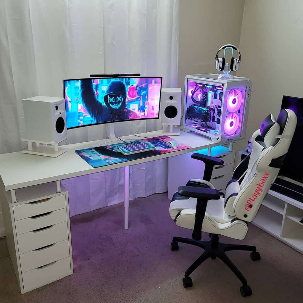 Minimalist Gaming Desk Ideas Playyboxx