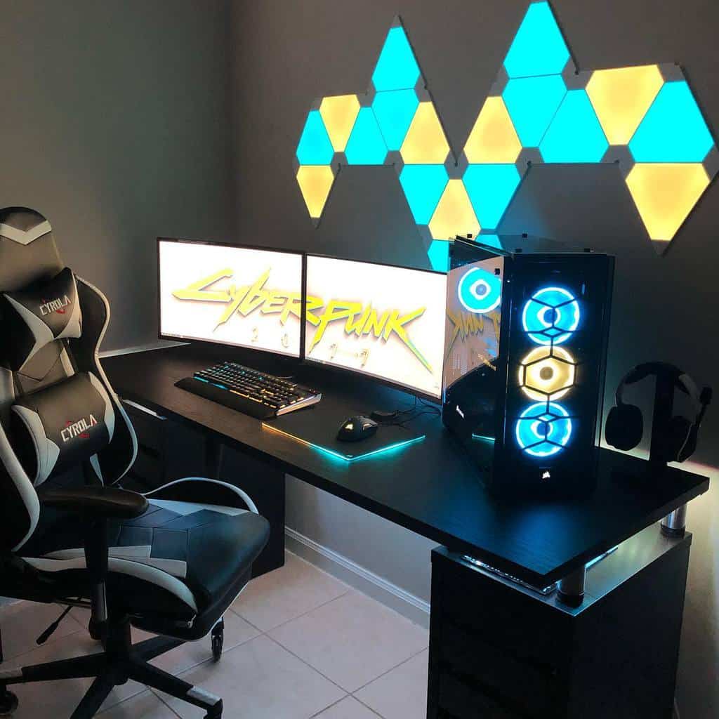 Minimalist Gaming Desk Ideas Rgbdesktop Setups