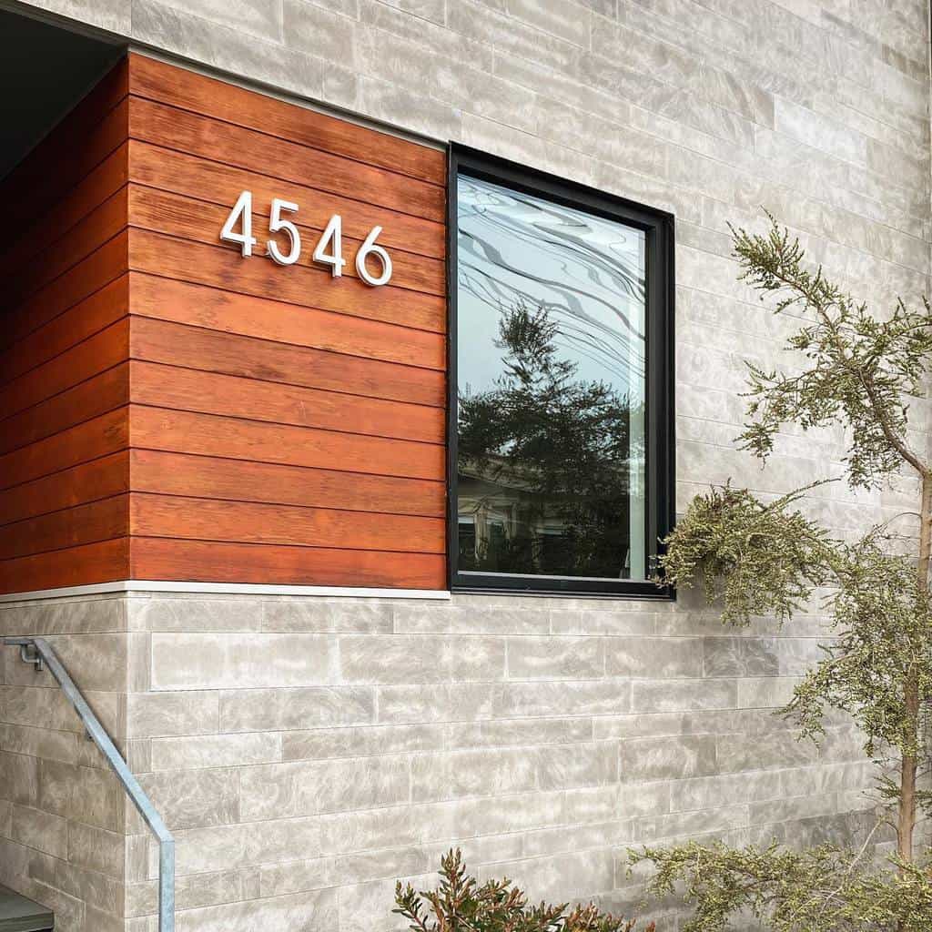 Modern House Number Ideas Itsmeviv