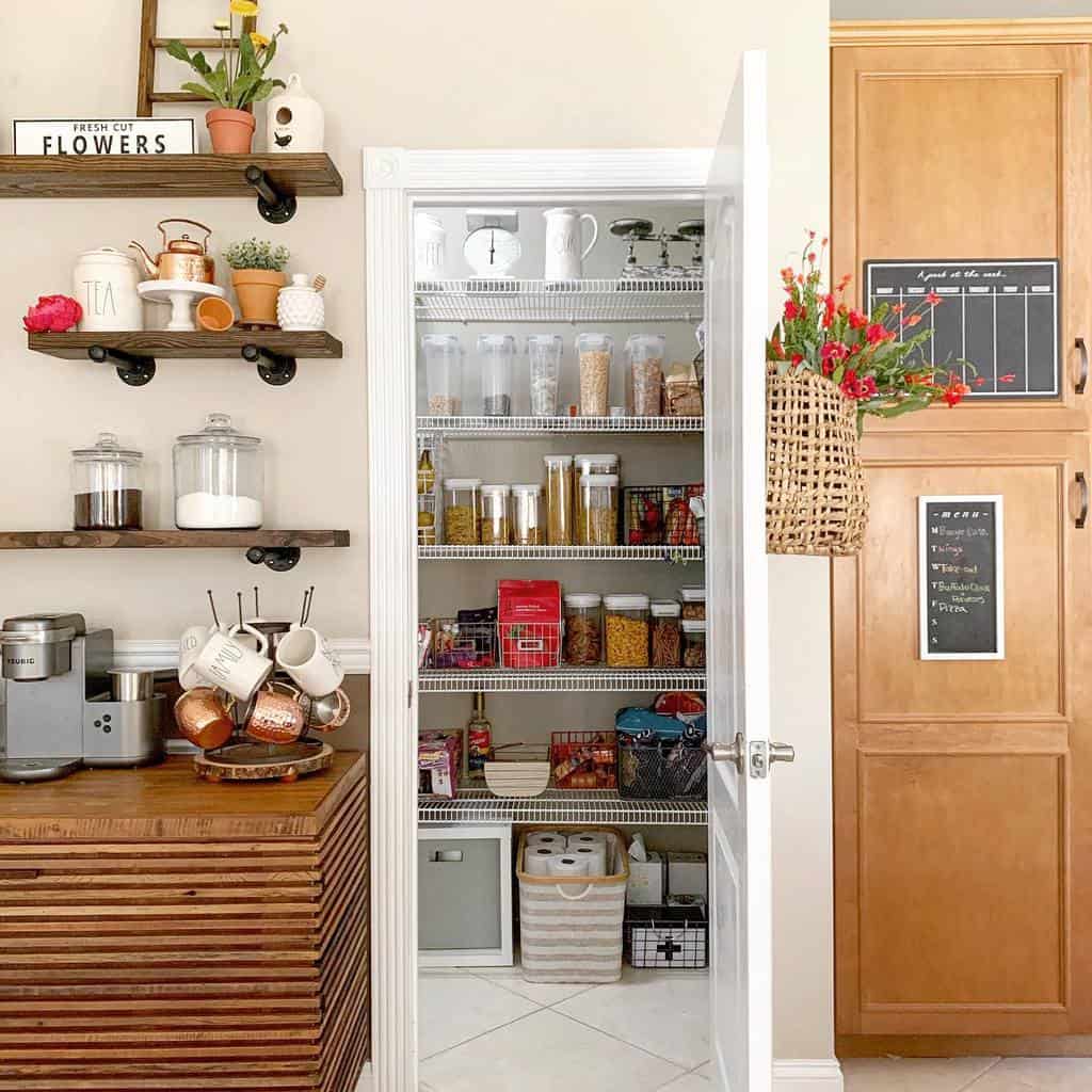 Pantry Kitchen Shelf Ideas Mylifeondoecourt