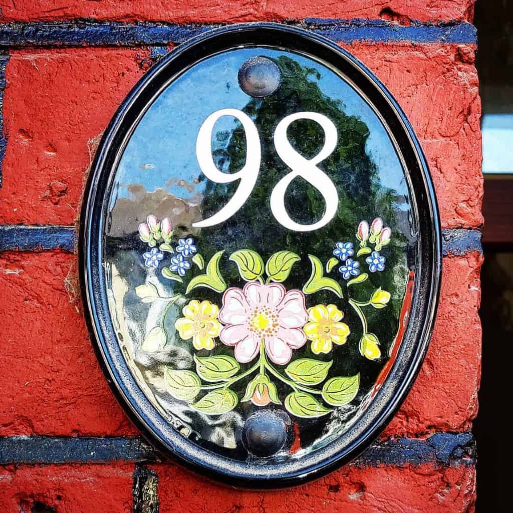 Stone Ceramics Tiles House Number Ideas Claudius Michaelis