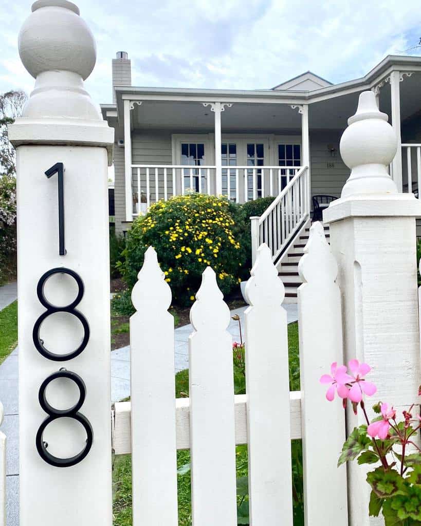 Wall Or Fence House Number Ideas Thestylistsplash